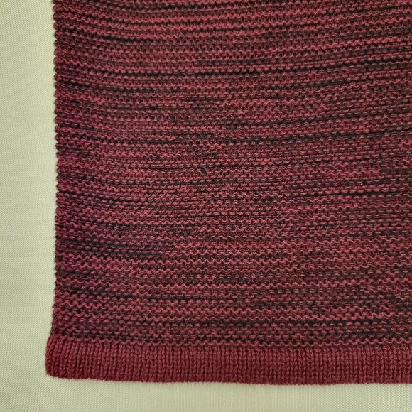 Knit Mini Burgundy Skirt Size PL - Picture 4 of 10